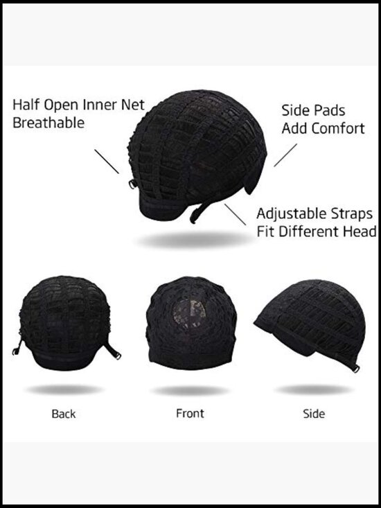 Short Straight Black Bob Wig with Bangs Heat Resistant Synthetic Hair Daily Use main image 6